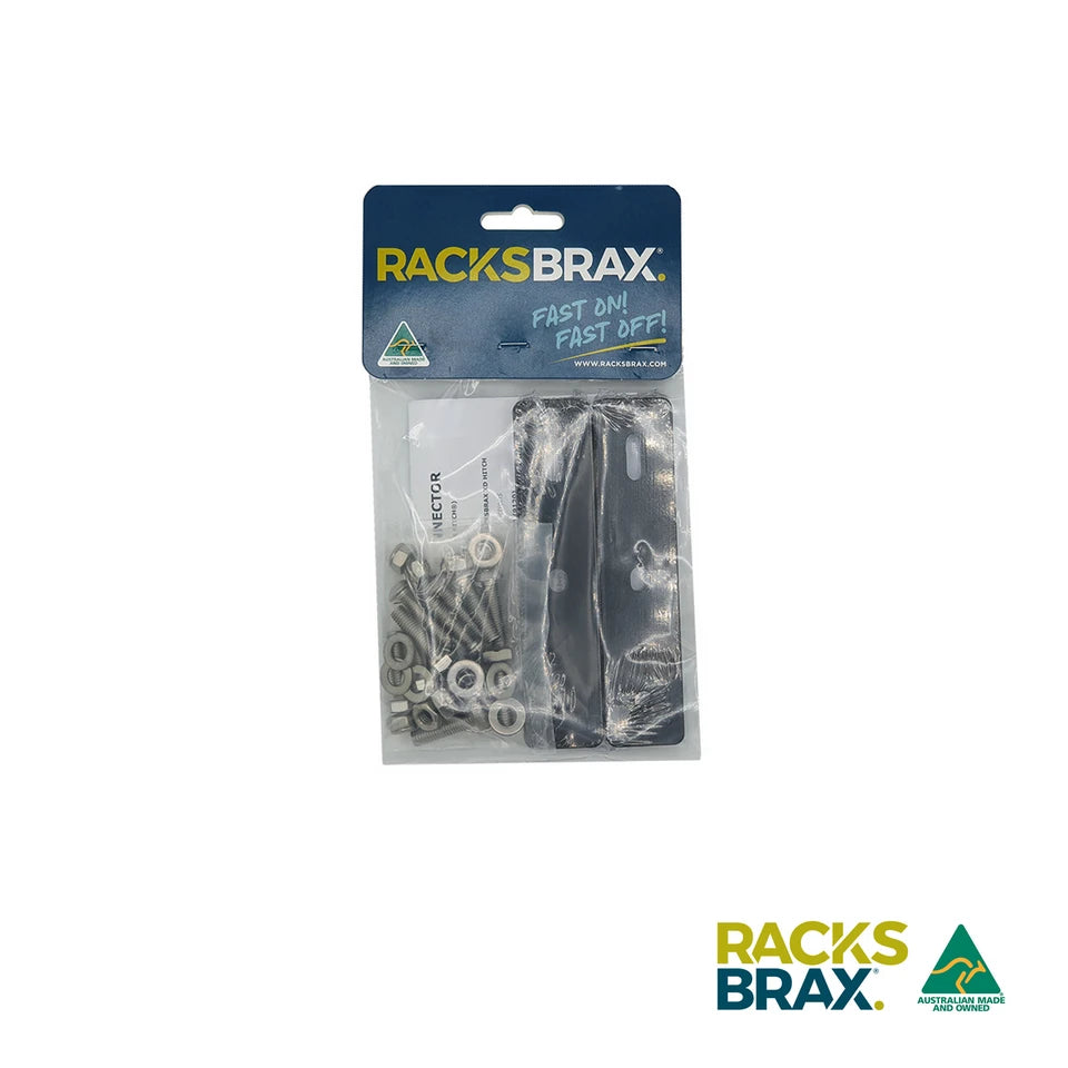 RacksBrax XD Awning Connector Set 2 Pack Universal Vehicle Awning Mount Adapter XD Hitch Compatible