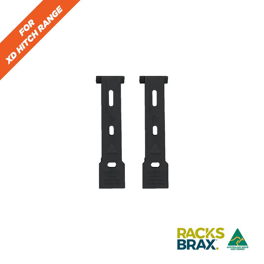RacksBrax XD Holder Part Double Universal XD Hitch Accessory Mount Holder Quick Release Compatible