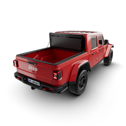Worksport AL4 Hard Aluminum Full Bed Access Tonneau Cover for 2020–2024 Jeep Gladiator JT 5' Bed