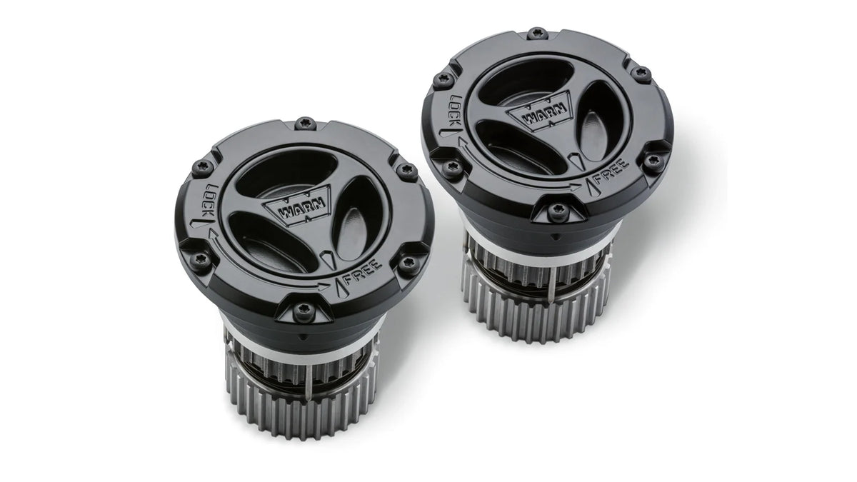 WARN Locking Hubs for Ford Super Duty 35-Spline - Black