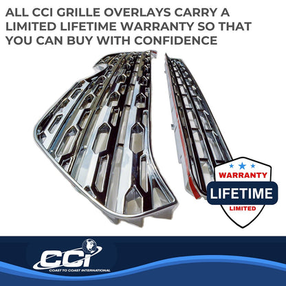 Coast to Coast Toyota RAV4 19-25 Grille Overlay, Chrome (IWCGI500)