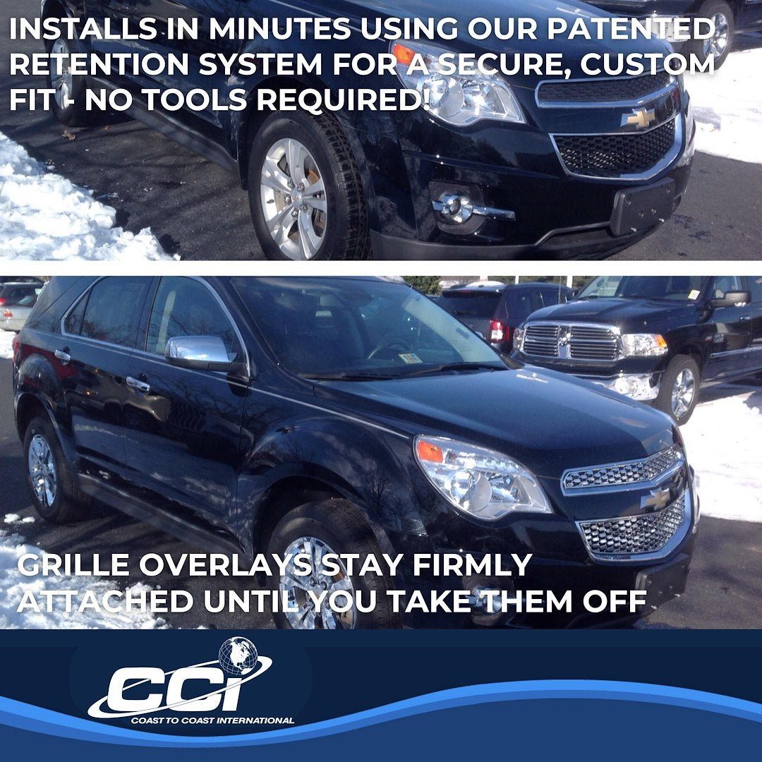 Coast to Coast Chevrolet Equinox 10-11 LS/LT/LTZ Grille Overlay, Chrome (IWCGI82)