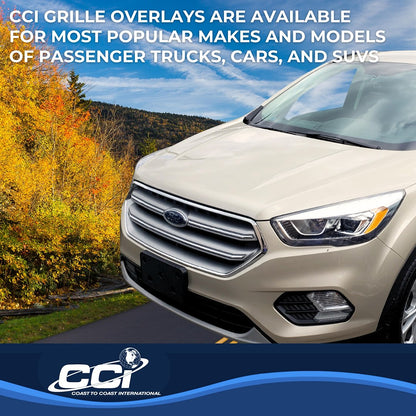 Coast to Coast Ford Escape 17-19 S/SE Grille Overlay, Chrome (IWCGI148)