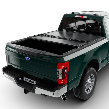 Worksport Full Bed Access Cover  AL4 Aluminum - Fits 2017–2024 Ford Super Duty F250/F350  6'6" (Short Bed)