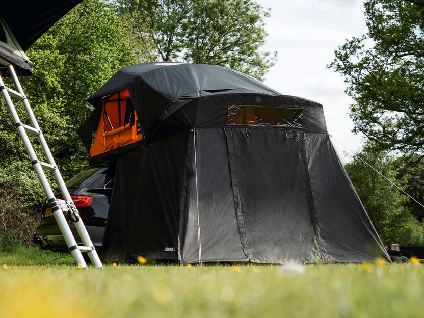 TentBox Lite XL Rooftop Living Pod for Vans, Trucks, and SUVs - Fits Tall Vehicles (Up to 87in)