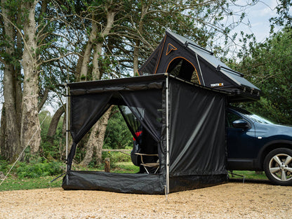 TentBox Regular Awning Room for Cars - Fits Regular Cars (Up to 67in) - Compact Waterproof Camping Shelter