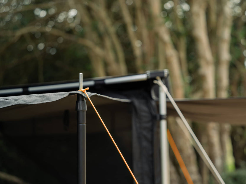 TentBox Regular Awning Room for Cars - Fits Regular Cars (Up to 67in) - Compact Waterproof Camping Shelter