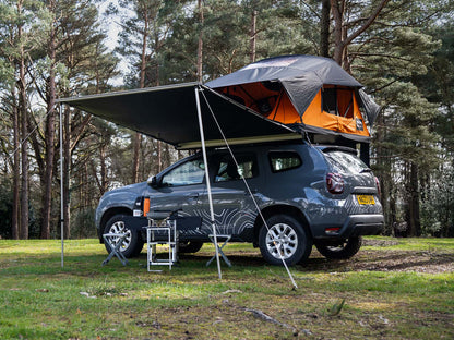 TentBox Side Awning Set with Universal Brackets for Roof Tents - Fits With SUVs