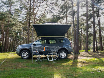 TentBox Side Awning Set with Universal Brackets for Roof Tents - Fits With SUVs