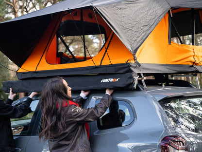 TentBox Side Awning Set with Universal Brackets for Roof Tents - Fits With SUVs