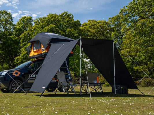 TentBox Lite XL Tunnel Awning for Lite XL Roof Tents - Fits Most Cars