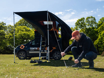TentBox Lite XL Tunnel Awning for Lite XL Roof Tents - Fits Most Cars