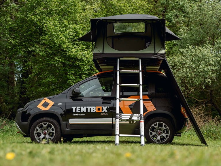 TentBox Tall Lite Windbreak for Taller Cars, SUVs & Pickup Trucks - Fits Tall Vehicles (Up to 87in)