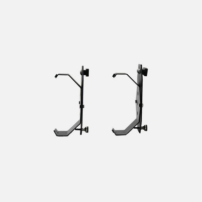 RinseKit Rack Shower Adapter Brackets for Toyota Bed Rails - Stainless Steel with T-Bolts