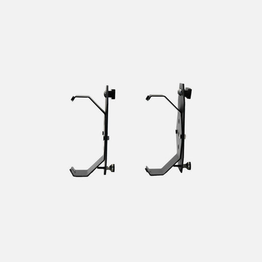 RinseKit Rack Shower Adapter Brackets for Toyota Bed Rails - Stainless Steel with T-Bolts