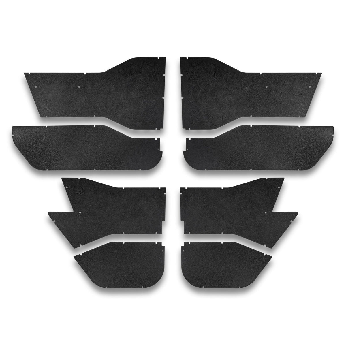 EZ4X4 2007–2018 Jeep JKU Wrangler 4DR Alpha Tube Door All-Weather Solid Replacement Panels