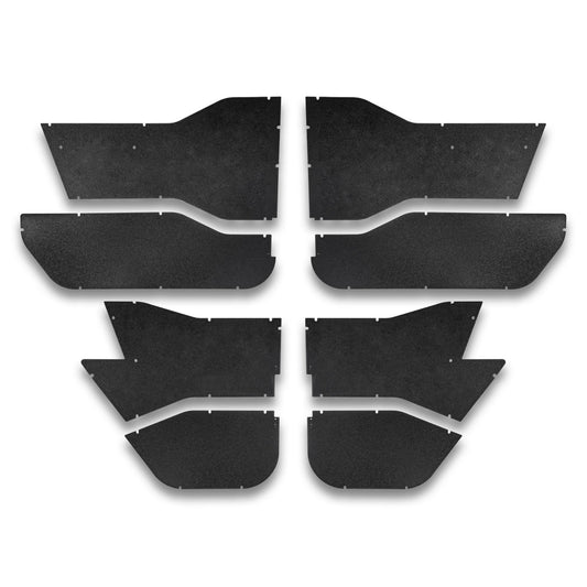 EZ4X4 2007–2018 Jeep JKU Wrangler 4DR Alpha Tube Door All-Weather Solid Replacement Panels