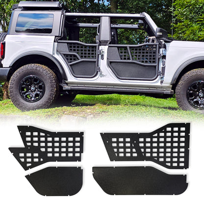 EZ4X4 2021 & Up Bronco 4DR Removable MOLLE Panels for Alpha Tube Doors