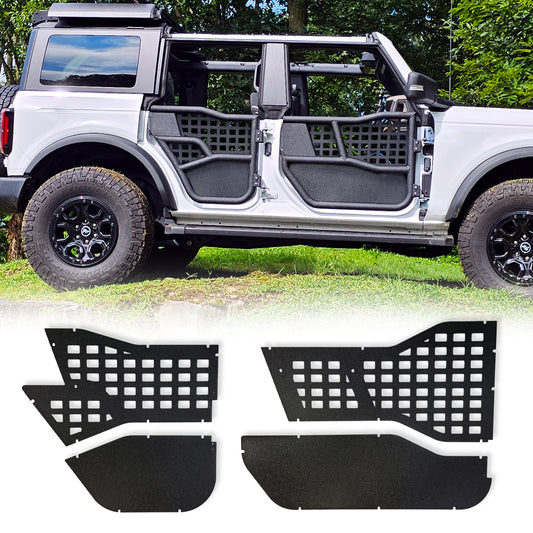 EZ4X4 2021 & Up Bronco 4DR Removable MOLLE Panels for Alpha Tube Doors