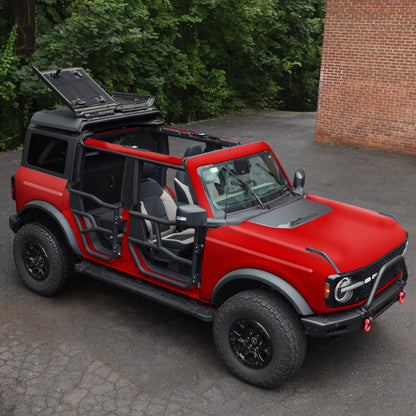 EZ4X4 2021 & Up Bronco 4DR Alpha Aluminum Tube Doors + FREE Removable MOLLE Panels