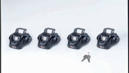 Versatile stay designed to mount to unique track systems