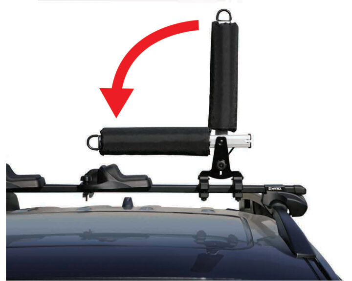 InnoRacks Two Kayak Carrier for Cars - Holds 2 Kayaks, Foldable Design - Includes Pads & Straps