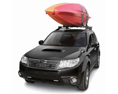 InnoRacks Two Kayak Carrier for Cars - Holds 2 Kayaks, Foldable Design - Includes Pads & Straps