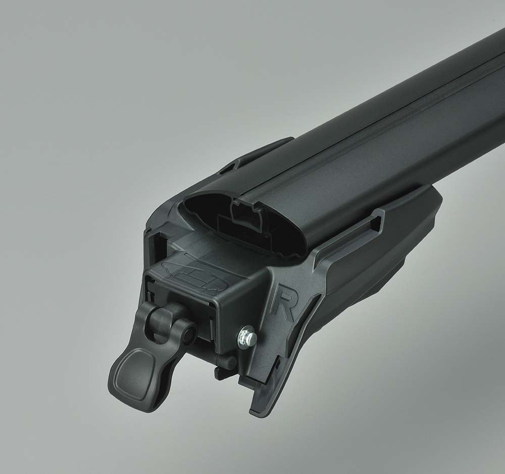 InnoRacks Aero Base Stays for SUVs, Crossovers with Raised Side Rails (2 3/4″–8″) - Black, Set of 4
