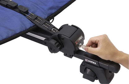 InnoRacks Car Roof Rack BoardLocker - Holds 3 Shortboards or 2 Longboards - Includes Locks & Keys for Secure Transport