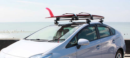 InnoRacks Car Roof Rack BoardLocker - Holds 3 Shortboards or 2 Longboards - Includes Locks & Keys for Secure Transport