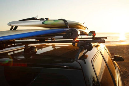 InnoRacks Car Roof Rack BoardLocker - Holds 3 Shortboards or 2 Longboards - Includes Locks & Keys for Secure Transport