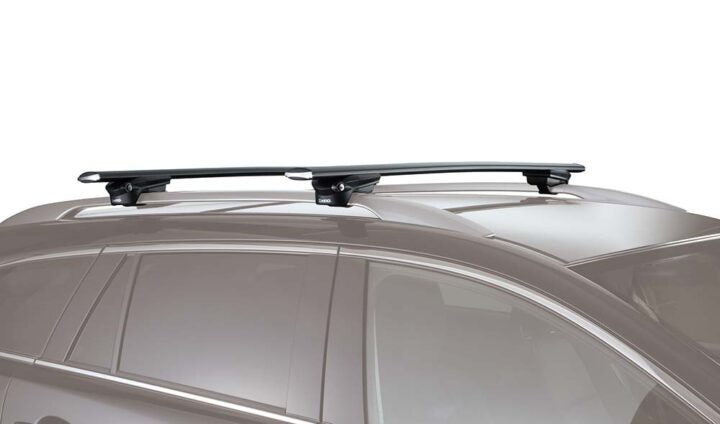 InnoRacks Aero Base Stays for SUVs, Crossovers with Raised Side Rails - 1.25″ Height, Black (Set of 4)