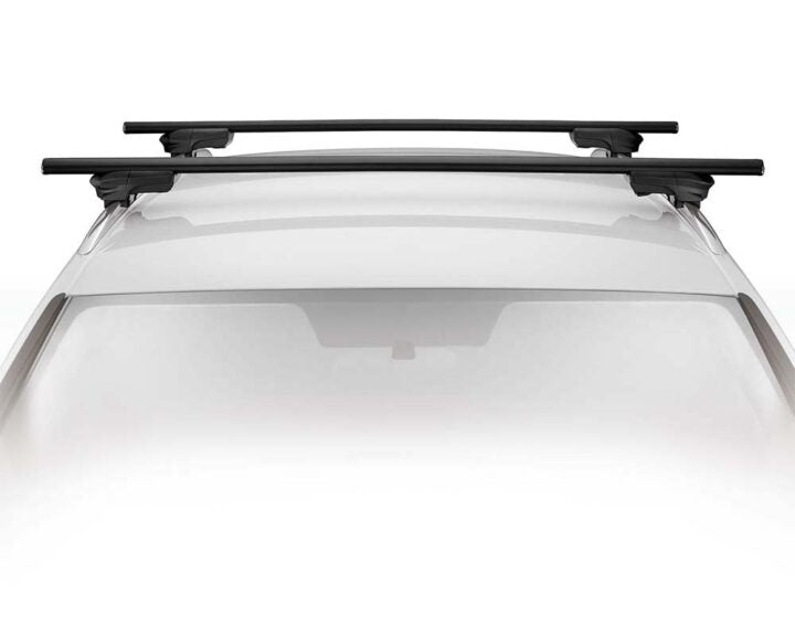 InnoRacks Aero Base Stays for Modern SUVs & Crossovers with Flush Mount Rails -1.75″ Height, Black (Set of 4)