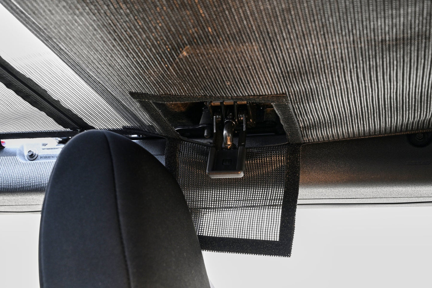 Body Armor Mesh Top - Heavy-Duty Black Nylon, UV & Mildew Resistant - Fits 2021-2024 Ford Bronco 4 Door
