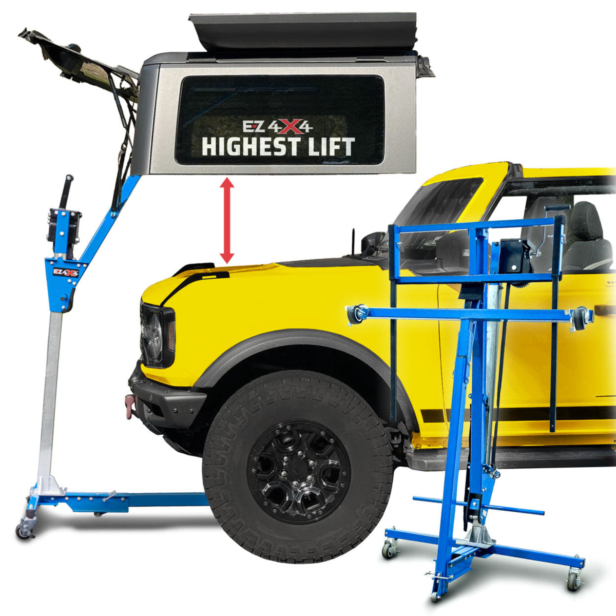 EZ4X4 2021 & Up Bronco 2DR Hard Top Remover Lift
