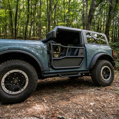 EZ4X4 2021 & Up Bronco 2DR Alpha Aluminum Tube Doors + FREE Removable MOLLE Panels
