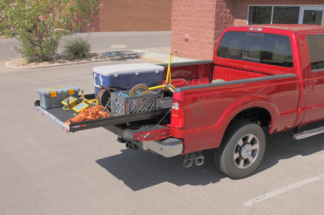 Cargo Glide Bed Slide Polished Aluminum Side Rail 6 Ft for Mid-Size Trucks (2004-2024)