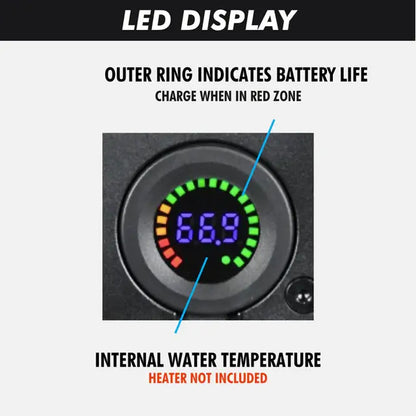 RinseKit Cube - 4-Gallon Battery-Powered Portable Shower with High-Pressure Spray
