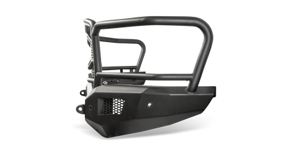 Body Armor Ambush XT Front Bumper - Gloss Black Steel Finish - Fits 2019-2024 Dodge RAM 2500/3500 (Non-Winch)