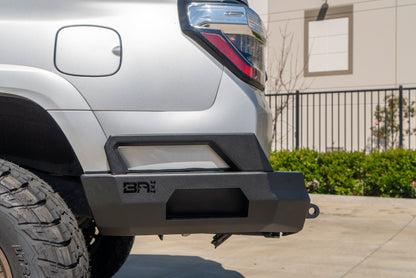 Body Armor Pro Series II Rear Bumper Swingout - High-Quality Steel, Black Powder-Coated Finish - Fits 2016-2023 Toyota Tacoma Driver Side