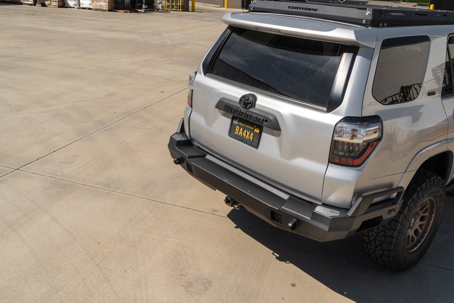 Body Armor Pro Series II Rear Bumper Swingout - High-Quality Steel, Black Powder-Coated Finish - Fits 2016-2023 Toyota Tacoma Driver Side