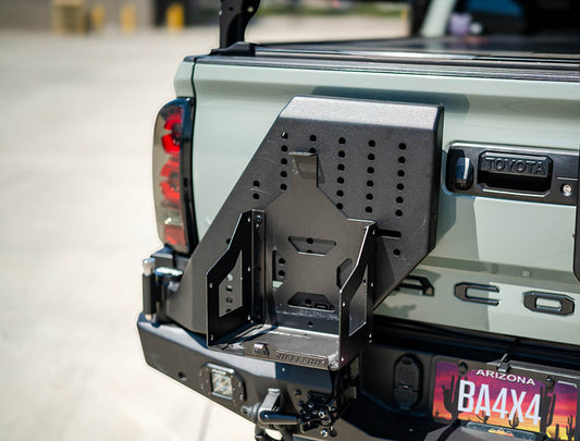 Body Armor Rear Bumper - High-Quality Steel, Black Powder-Coated Finish - Fits 2010-2024 Toyota 4Runner Pro Series II