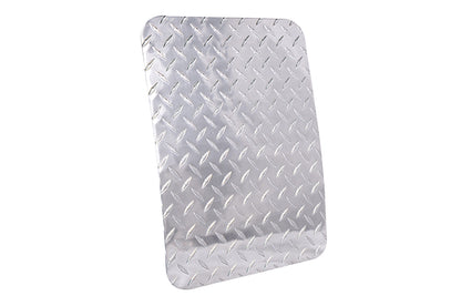 Dee Zee Brite-Tread Aluminum Diamond Plate Mud Flaps, Radius Curve 11" x 19"