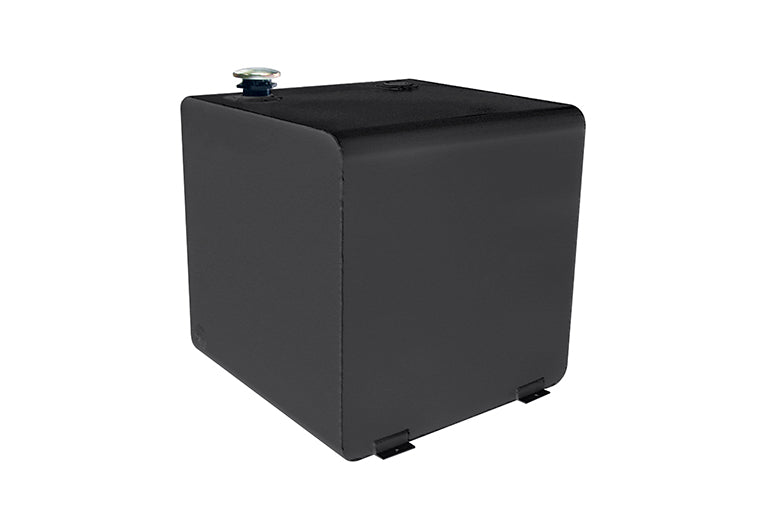 Dee Zee Square Transfer Tank – Black Steel (24" x 24" x 24", 53 Gal.) – Fits Full-Size & Mid-Size Pickups
