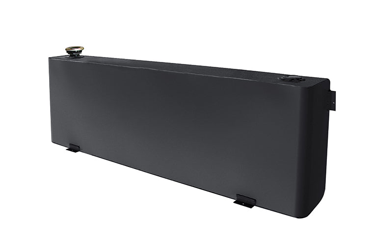 Dee Zee Long Rectangle Transfer Tank – Black Steel (56" x 9.7" x 19", 39 Gal.)