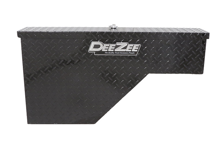 Dee Zee Wheel Well Tool Box – Gloss Black, Driver Side – Fits Full-Size Pickups