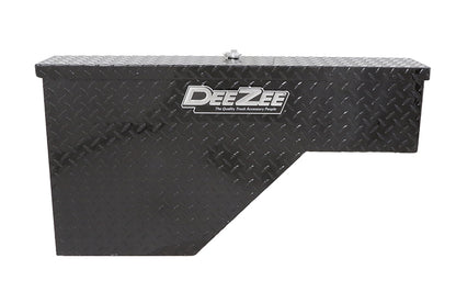 Dee Zee Wheel Well Tool Box – Gloss Black, Driver Side – Fits Full-Size Pickups
