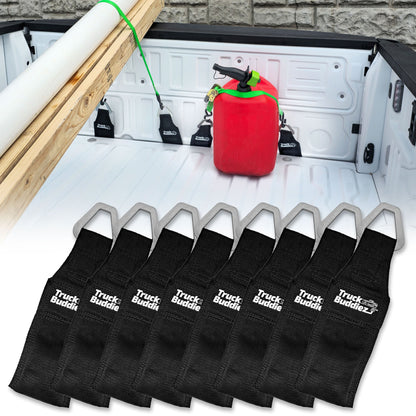 EZ4X4 Truck Buddiez 8-Pack Tailgate Tie-Down Anchors – Fits Most Pickup Trucks & Jeep Gladiator
