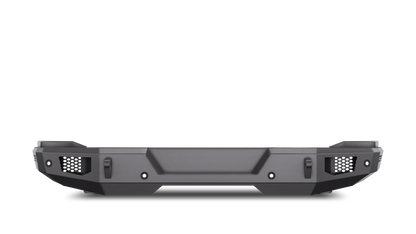Body Armor Odyssey Rear Bumper - Textured Black Powder-Coated Steel, Light Cutouts, License Plate Mount - Fits 2021-2024 Ford Bronco