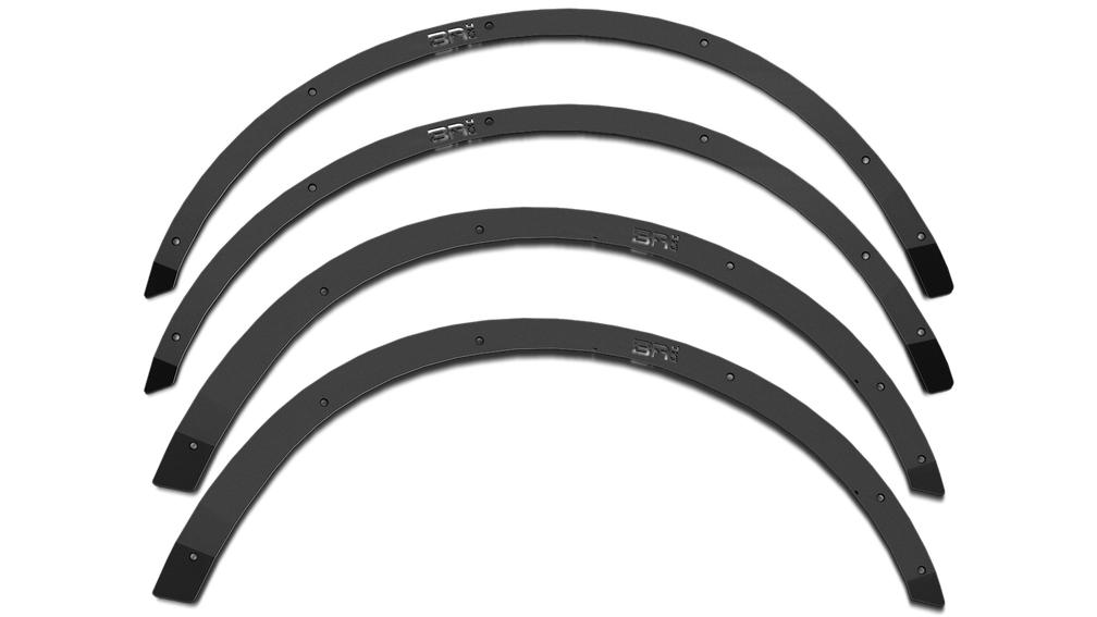 Body Armor Odyssey Fender Delete Kit - Full Wheel Well Coverage, Black Powder-Coated Steel - Fits 2021-2024 Ford Bronco